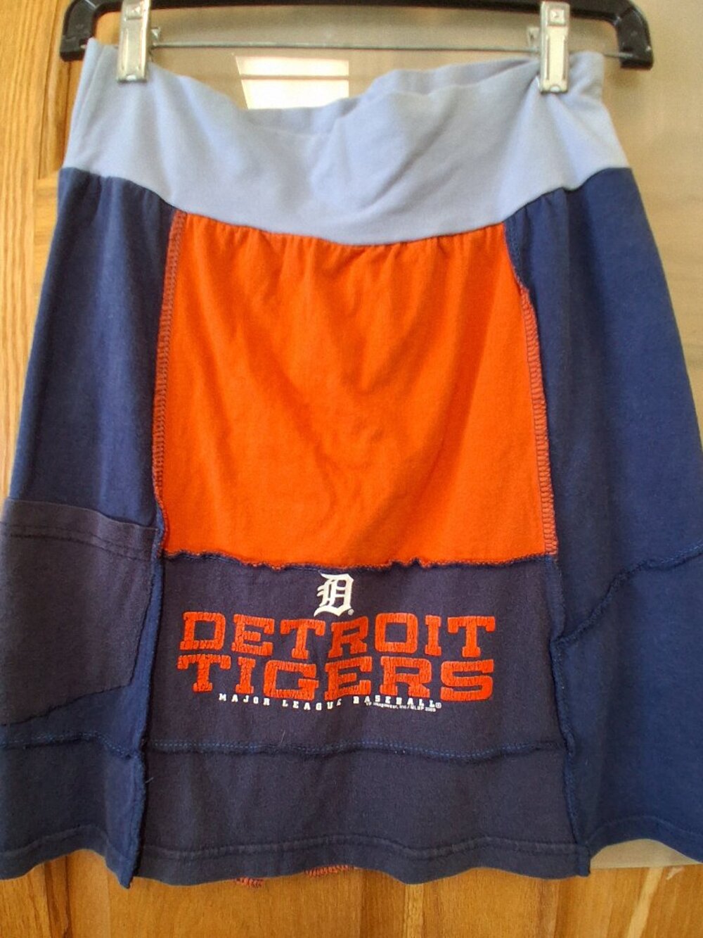Size small to medium handmade Detroit Tigers baseball skirt